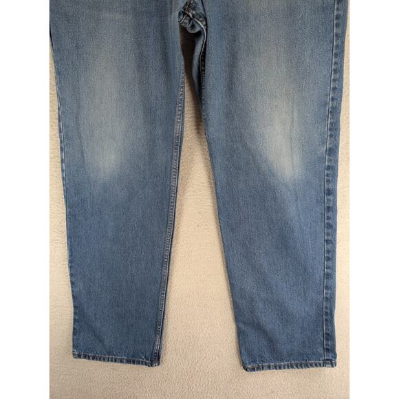 Vintage Levis 550 Jeans Mens 34x32 Blue Denim Straight Relaxed Fit Faded Y2K - Picture 12 of 16
